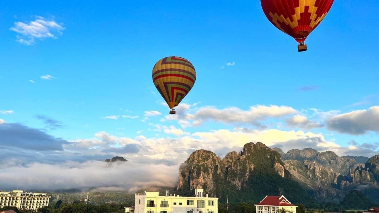 Vang Vieng Topview Hotel Esterno foto