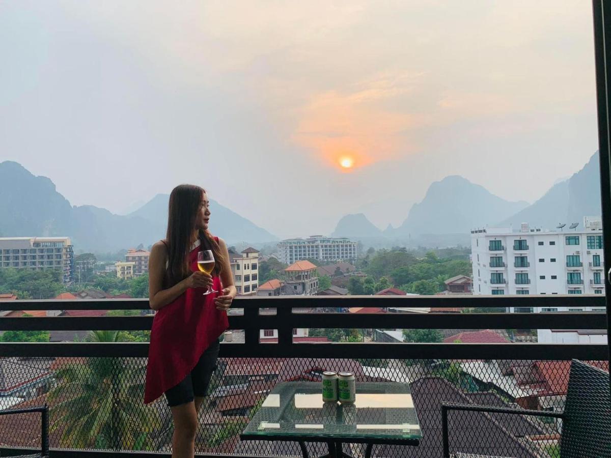 Vang Vieng Topview Hotel Esterno foto