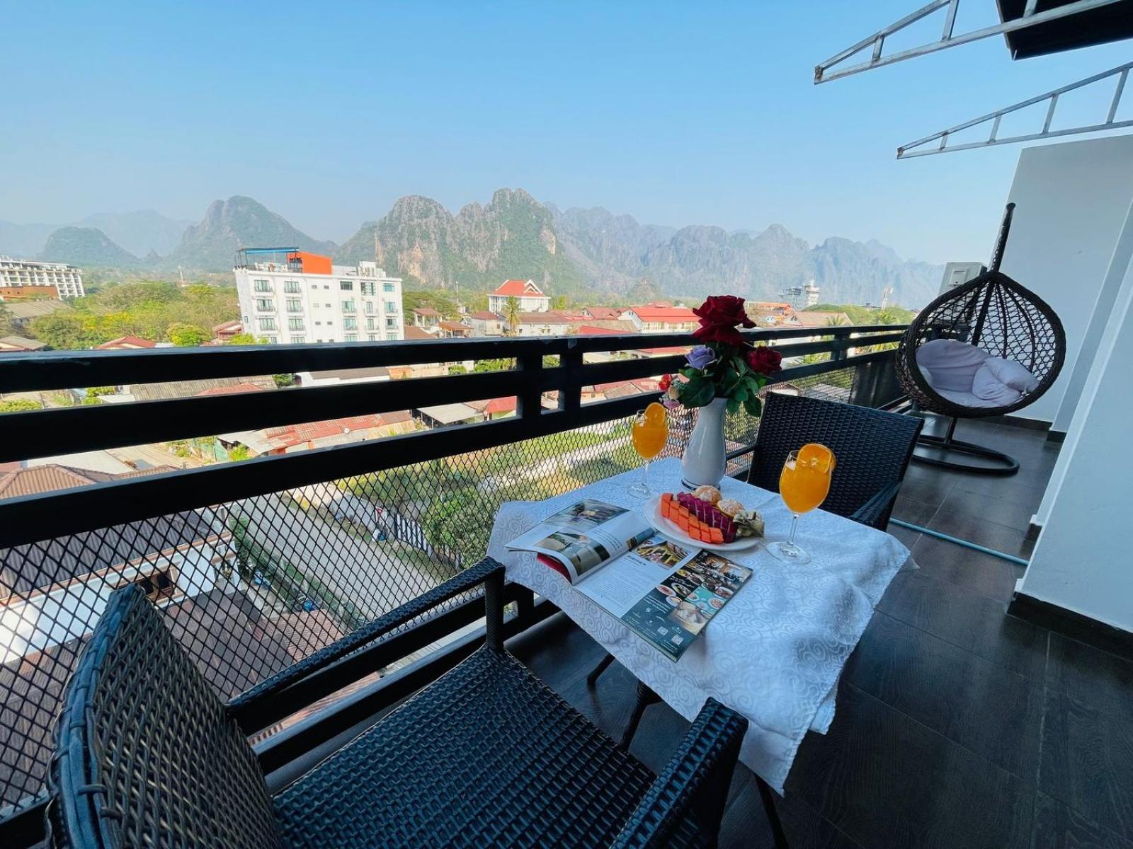 Vang Vieng Topview Hotel Esterno foto